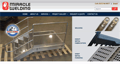 Desktop Screenshot of miraclewelding.com